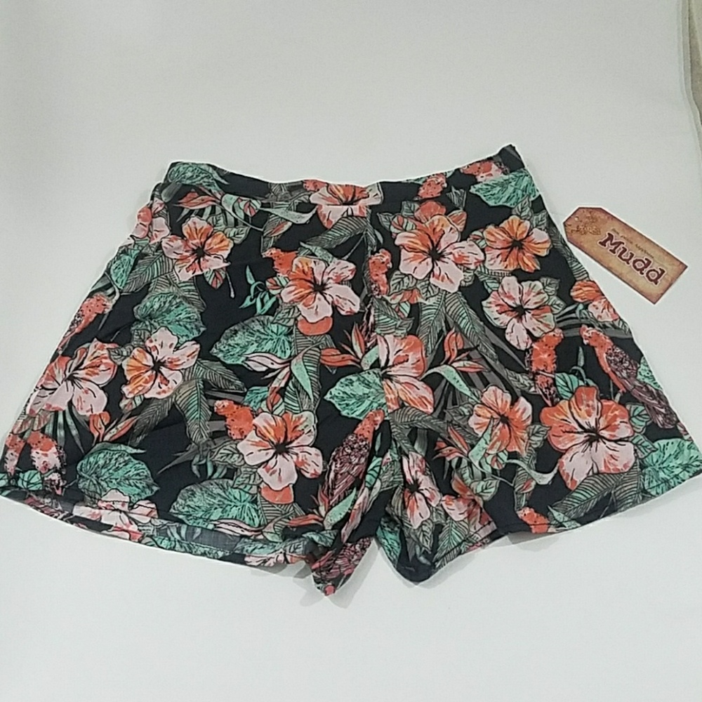 Mudd Flower Print Shorts Size M